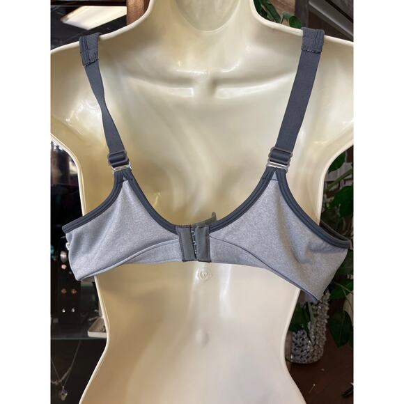 Champion Women's Max Support Sports Bra – Size 36C Gray/White/Blue - Picture 2 of 2